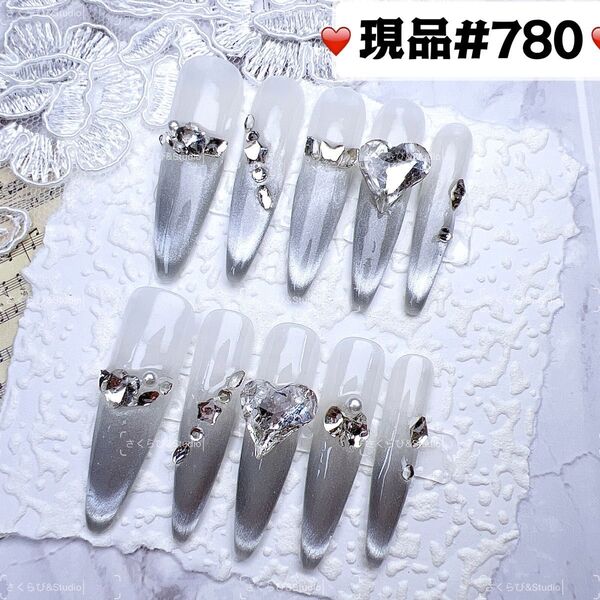 780ネイルチップ 量産型サブカル地雷系チークかわいい韓国現品ネイルチップつけ爪ギャルサブカル地雷推しネイル現品y2k痛ネイル