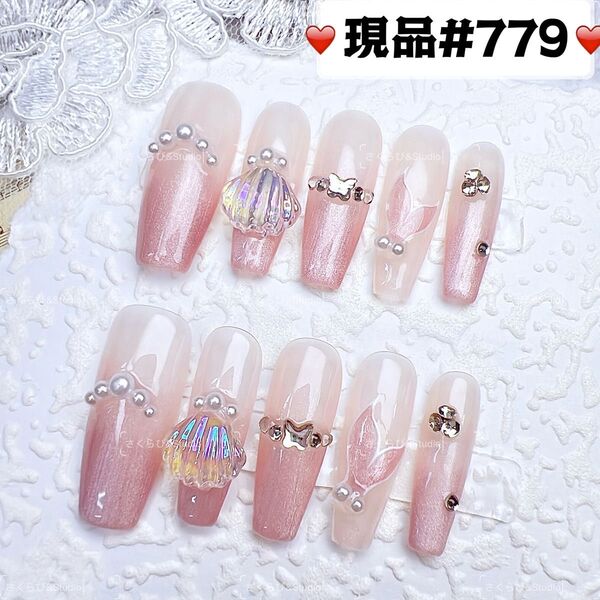 779ネイルチップ 量産型サブカル地雷系チークかわいい韓国現品ネイルチップつけ爪ギャルサブカル地雷推しネイル現品y2k痛ネイル