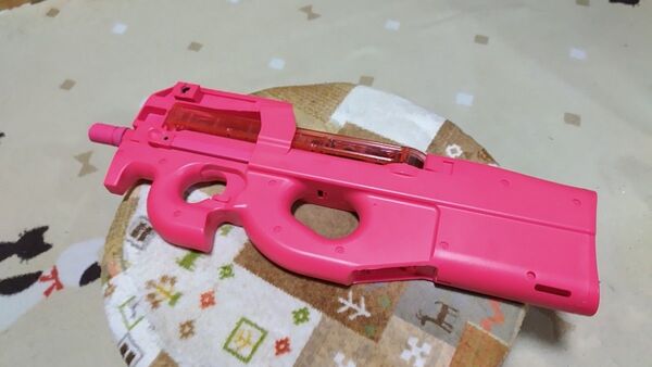 89 ダブルベル p90 電動ガン 樹脂多用で軽い 軍縮品