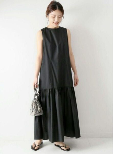 S.TAKECHI× Spick & Span リボンワンピース ブラック