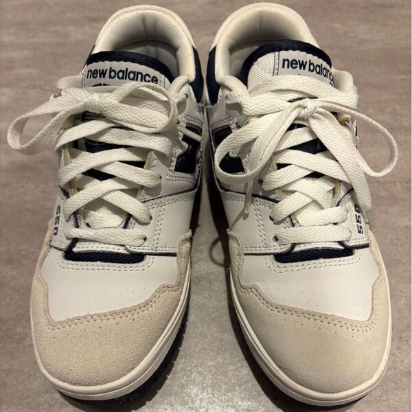 ニューバランス BB550WA1 WHITE/NAVY スニーカー