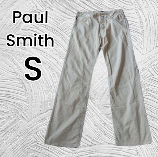 Paul Smith Jeans ベージュ 薄手 ドット刺繍 カジュアルパンツS