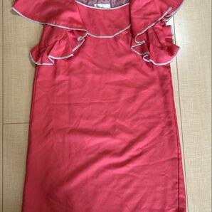 ルビーリベット Rubyrivet 袖フリルワンピース 38 ドレス