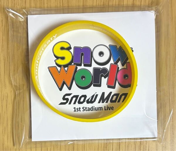 snowman snow world グッズ ラバーバンド 岩本照