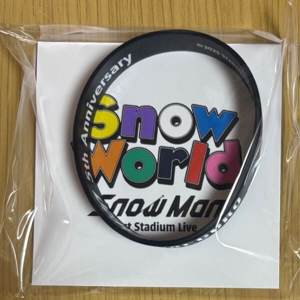 snowman snow world グッズ ラバーバンド 目黒蓮