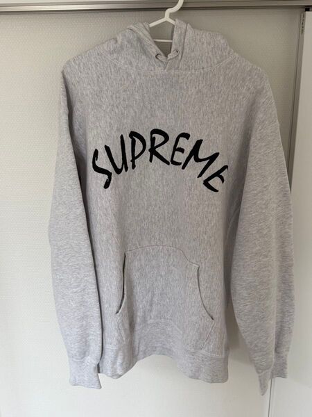 Supreme Arc Logo Thermal Zip Up Sweatshirt グレー