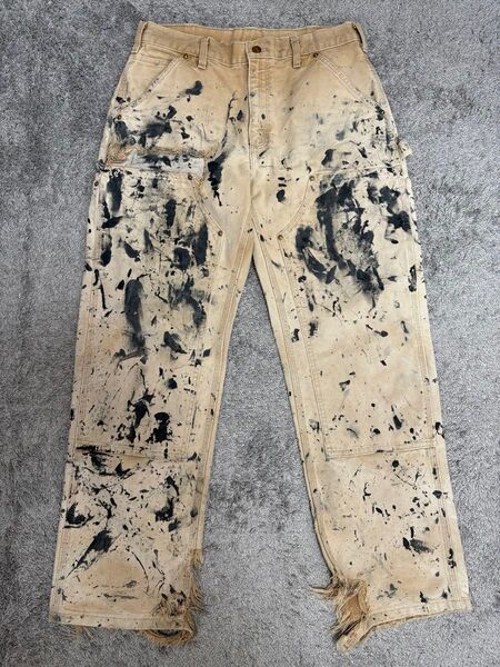 カーハート carhartt ダブル二ー ワークパンツ ベージュ パンツ