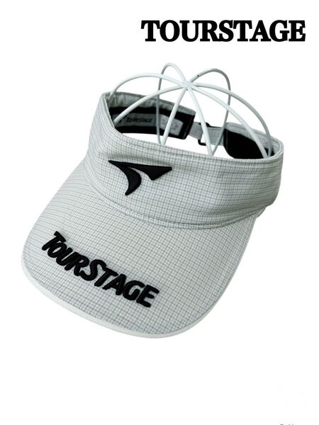 TOURSTAGE ツアーステージ サンバイザー フリーサイズ ゴルフ