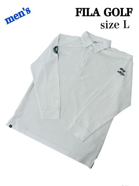 FILA GOLF フィラゴルフ ポロシャツ 長袖シャツ メンズL
