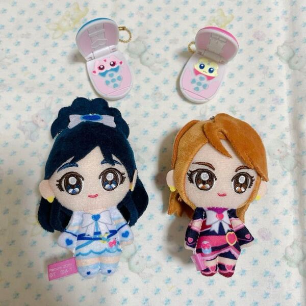 ふたりはプリキュア ぬいぐるみキーホルダー カードコミューンミニチャーム