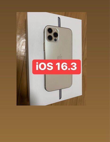 iPhone 12 pro ゴールド 128GB SIMフリー iOS16.3