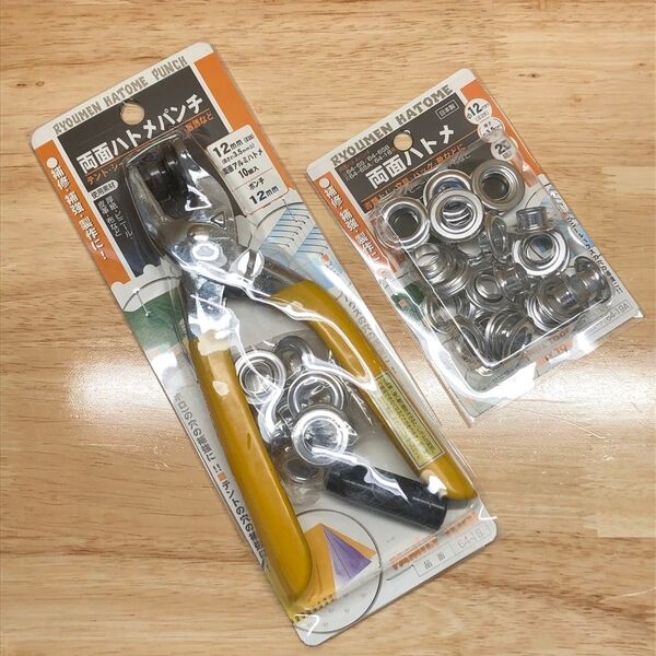 イチネン FAMILY TOOL 両面ハトメパンチセット12mm