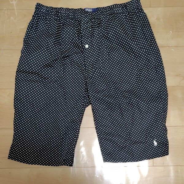 POLO RALPH LAUREN ハーフパンツ ドット柄 ブラック