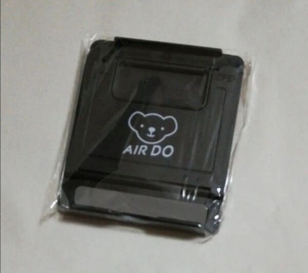価格の相談には応じません 黒色 エアドゥ AIR DO ベアドゥ 熊 スマホスタンド キャラクターグッズ