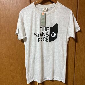 新品未使用 The Nyans Face 面白い 半袖Tシャツ Lサイズ クルーネック