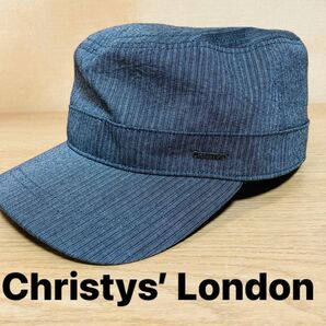 Christys' London ワークキャップ キャスケット 帽子 グレー 57cm