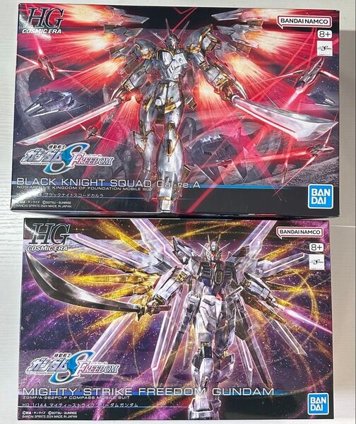 2体セット HG1/144 ブラックナイトスコードカルラ マイティーストライクフリーダムガンダム SEED FREEDOM