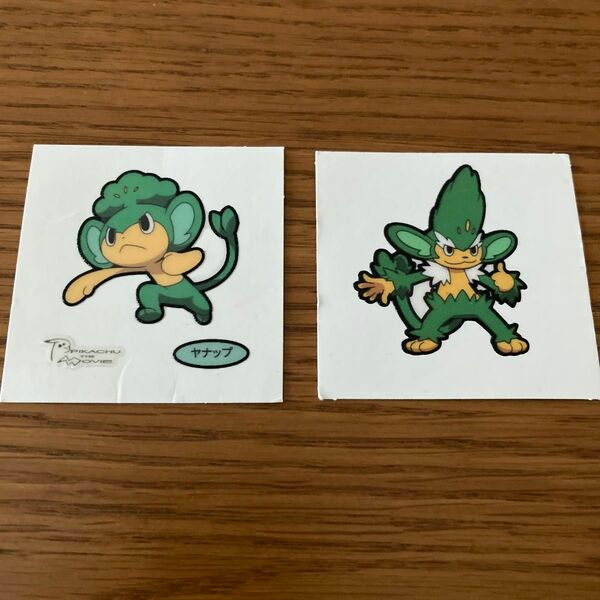 ポケモンデコキャラシール 第一パン ヤナップ ヤナッキー