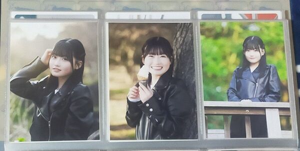 AKB48 布袋百椛17研ブロマイド公式写真3枚コンプ