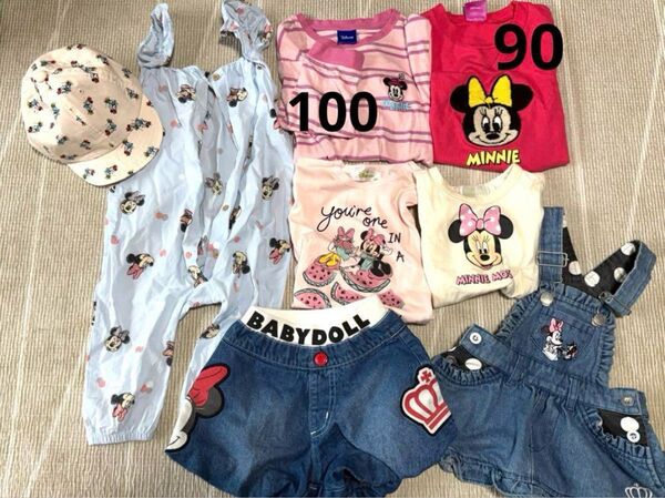 ミニーちゃん お洋服 まとめ売り 子供服 半袖 女の子 トップス BABY DOLL H&M Tシャツ