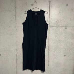 b yohji yamamoto 2018s/s ワンピース ヨウジヤマモト ノースリーブ ブラック