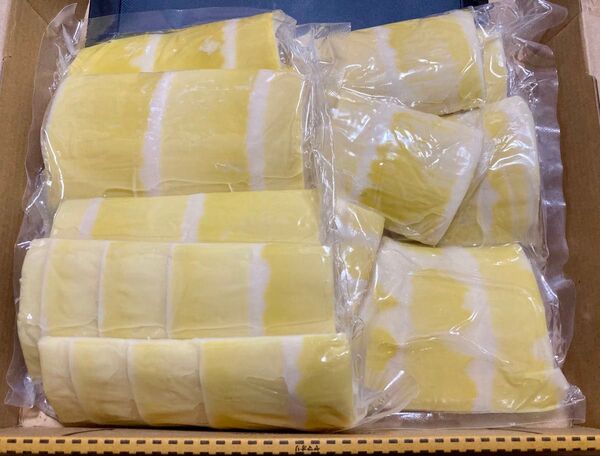 穂先たけのこ 茎部分 水煮 約1キロ 真空パック 送料込 新鮮