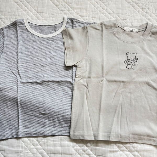 新品 未着用 韓国子供服 oottbebe オトベベ 半袖Tシャツ セット S 90