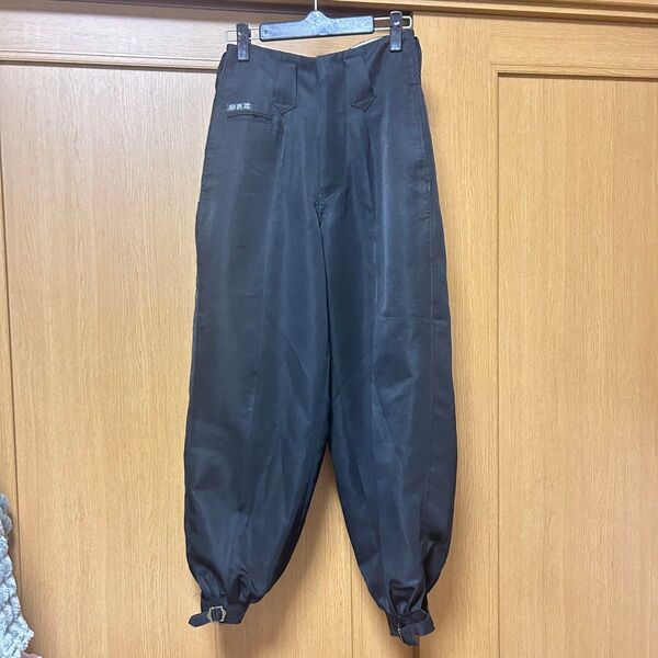 子供用 ニッカ ワークパンツ ブラック ニッカポッカ 黒 関東鷹 160 作業着 ワーク 作業服
