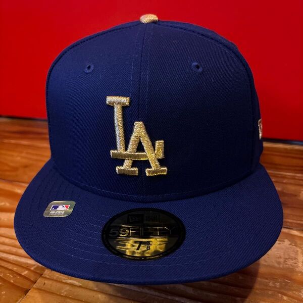 New Era ドジャース キャップ ネイビー 7 3/8