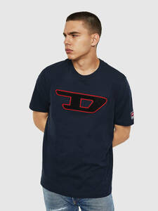 * 正規品 DIESEL Just Division D ディーゼル Tシャツ M / Navy *