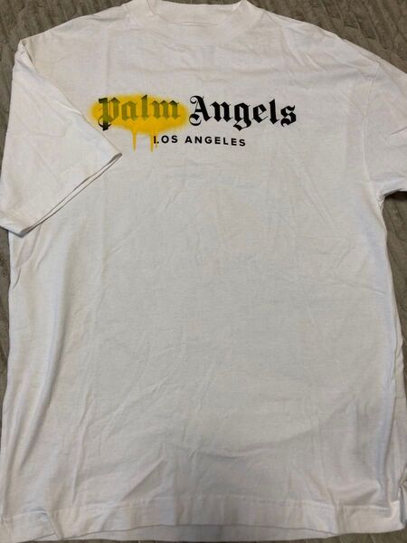※価格相談可能※Palm Angels Tシャツ スプレーロゴ ホワイト