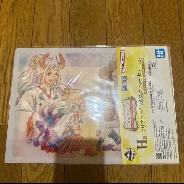 ワンピース クリアファイル エース ヤマト ステッカー