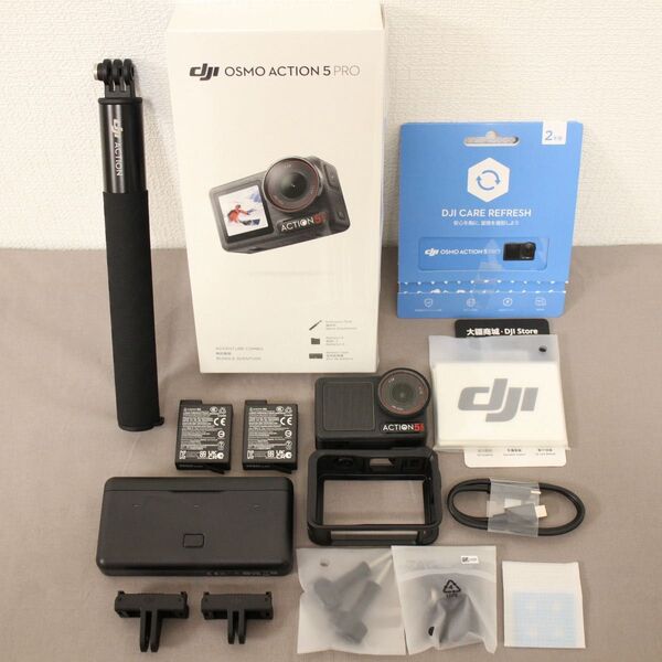 【美品】DJI Osmo Action 5 Pro アドベンチャーコンボ ※バッテリーが1個少ないです。
