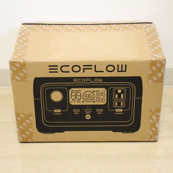 【1度充電したのみ】EcoFlow RIVER 2 ポータブル電源 小型軽量 256Wh