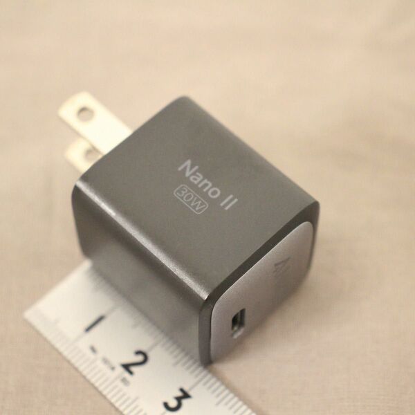 Anker 711 Charger(Nano II 30W) 小型 USB PD充電器 USB-C×1 GaN II ブラック