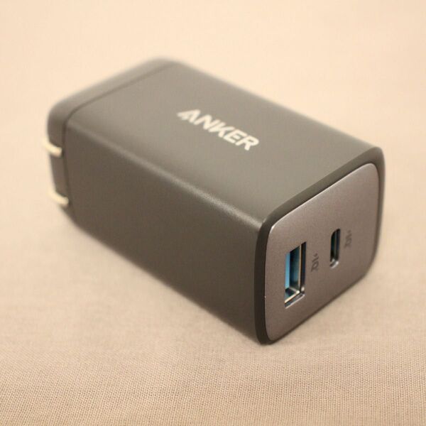 Anker GaN II 65W 2ポートUSB PD充電器 USB-C×1/USB-A×1 725 Charger ブラック