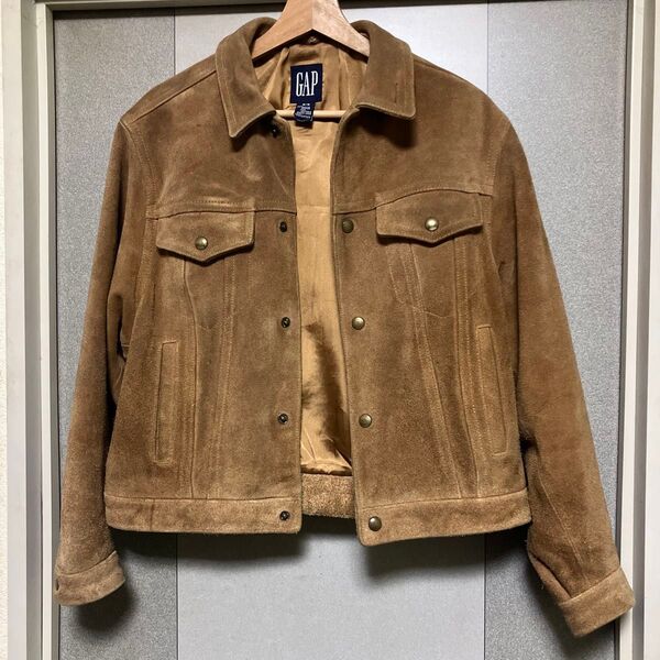 希少!OLD GAP スエードレザージャケット M
