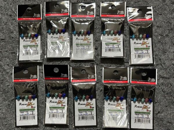 jazz 尺ヘッド 1.2g 10個セット ジグヘッド