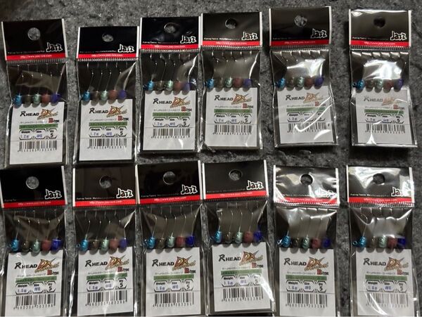 jazz 尺ヘッド 1.2g 1.5g 各6個セット