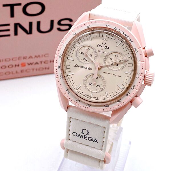 【希少】Swatch X Omega スピードマスター Mission to Venus SO33P100 バイオセラミック