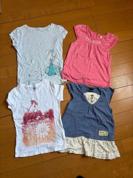 110サイズ 半袖Tシャツ 半袖 女の子 トップス Tシャツ 子供服 セット