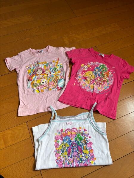 スマイルプリキュア 半袖Tシャツ 女の子 肌着 インナー キャミソール キッズ 110〜120サイズ
