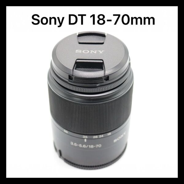 美品 【Sony DT 18-70mm 標準ズームレンズ】 Aマウント用レンズ