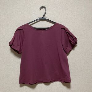 【SALE】美品 半袖トップス カットソー デザイン袖 index 夏服