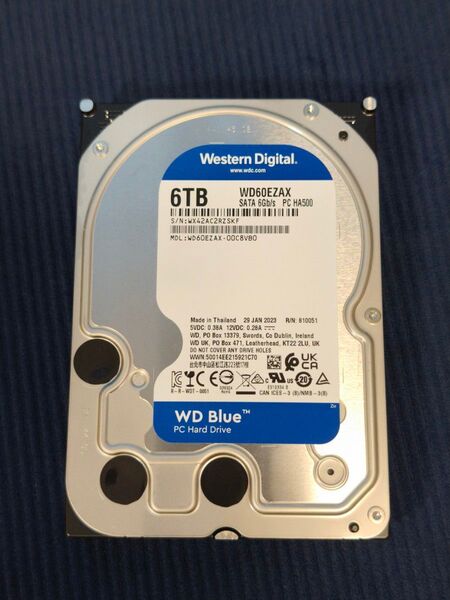 Western Digital Blue WD60EZAX 6TB HDD
