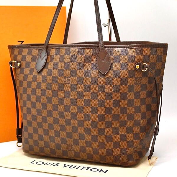 ルイヴィトン ダミエ トートバッグ ネヴァーフルMM LOUIS VUITTON エベヌ N51105