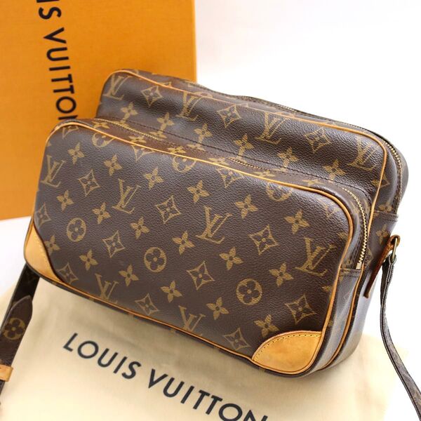 ルイヴィトン モノグラム ナイル ショルダーバッグ VUITTON LOUIS 斜め掛け レザー