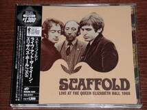 ◆◇スキャッフォルド(SCAFFOLD)【ライヴ・アット・ザ・クイーン・エリザベス・ホール1968】帯付き英/日本盤CD◇◆_画像1