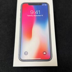 iPhone X 64GB Space Gray simフリー 新品未使用品 判定◯