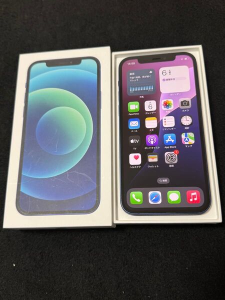 iPhone 12 128GB Blue simフリー 判定◯